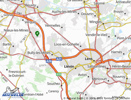 MICHELIN Grenay map - ViaMichelin