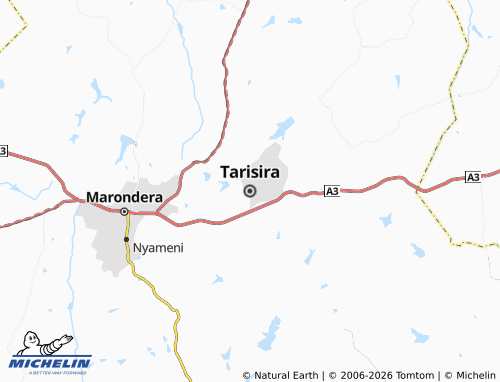 MICHELIN-Landkarte Tarisira - ViaMichelin