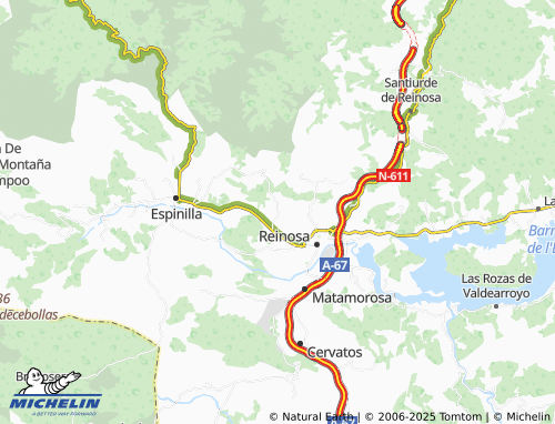 MICHELIN La Miña map - ViaMichelin