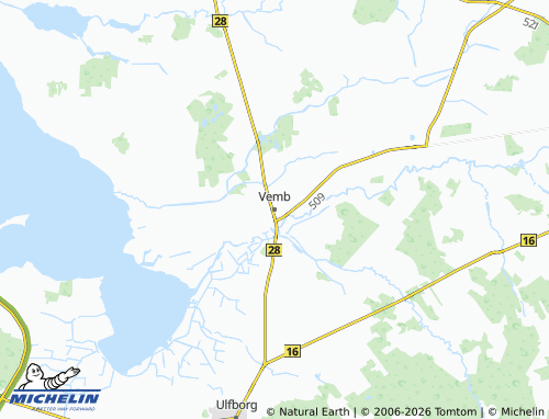 Mapa MICHELIN Vemb - ViaMichelin