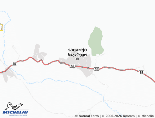 Mappa MICHELIN sagarejo - ViaMichelin