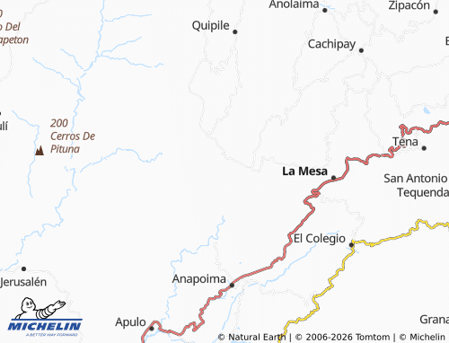 Carte MICHELIN Ojo de Agua - ViaMichelin