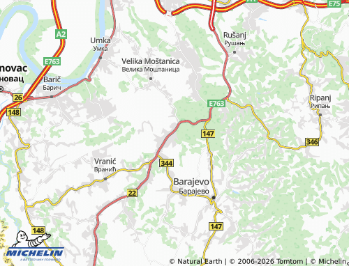Mapa MICHELIN Meljak - ViaMichelin