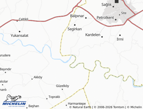 Kaart MICHELIN Oymataş - ViaMichelin