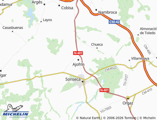 MICHELIN Ajofrín map - ViaMichelin