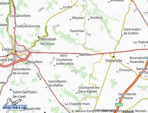 Carte MICHELIN Le Calvaire - ViaMichelin