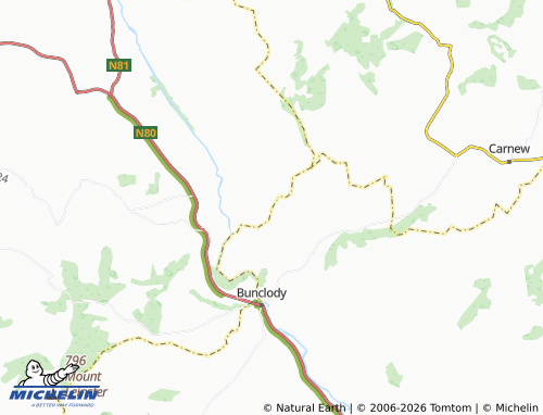 Carte MICHELIN Clonegal - ViaMichelin