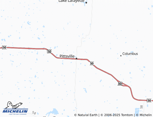 MICHELIN Pittsville map - ViaMichelin
