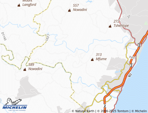 MICHELIN Emgangeni map - ViaMichelin