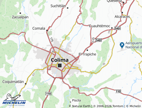 Mappa MICHELIN Colinas de Santa Fe - ViaMichelin