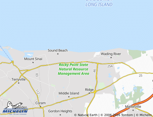 Mapa MICHELIN Rocky Point - ViaMichelin