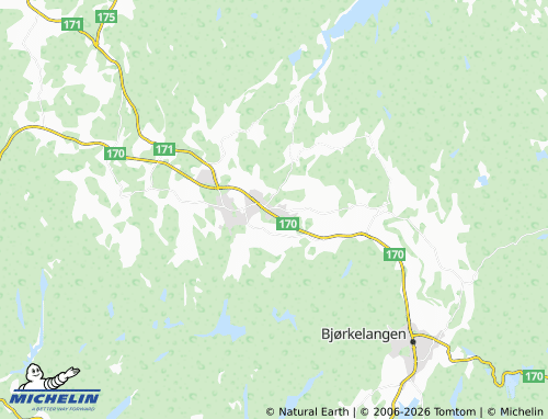 MICHELIN-Landkarte Aurskog - ViaMichelin