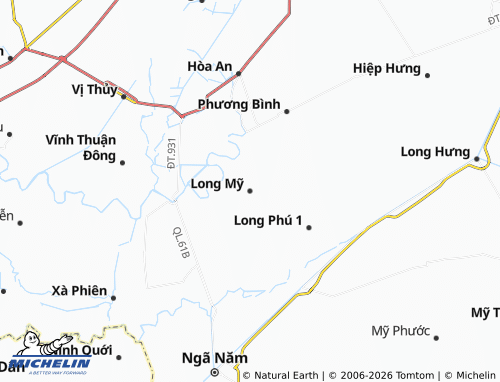 Carte MICHELIN Long Trị A - ViaMichelin