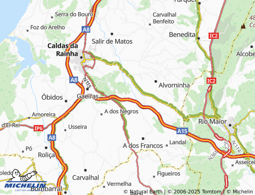 MICHELIN Fanadia map - ViaMichelin