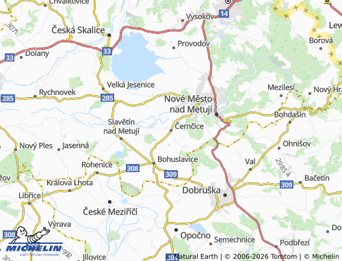 Mappa MICHELIN Černčice - ViaMichelin