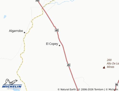 Mapa MICHELIN El Copey - ViaMichelin