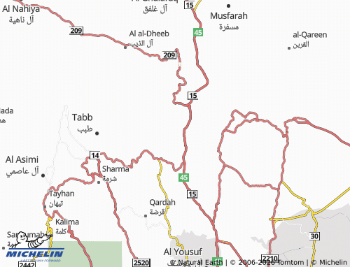 MICHELIN-Landkarte al-Samar - ViaMichelin