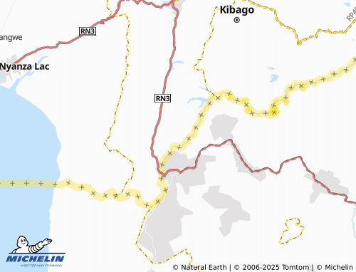 MICHELIN Gatanga map - ViaMichelin