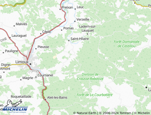 MICHELIN Villebazy map - ViaMichelin