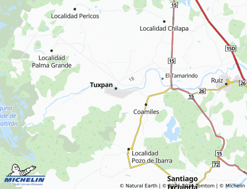 MICHELIN Justo Sierra map - ViaMichelin