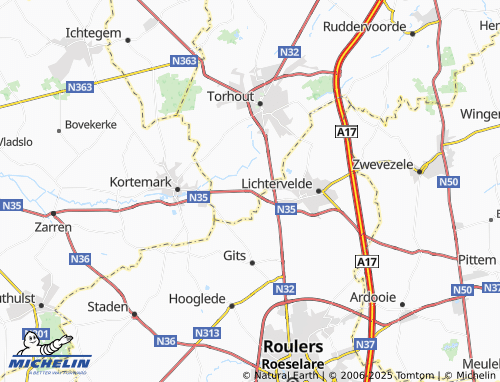 MICHELIN Sint-Henricus map - ViaMichelin