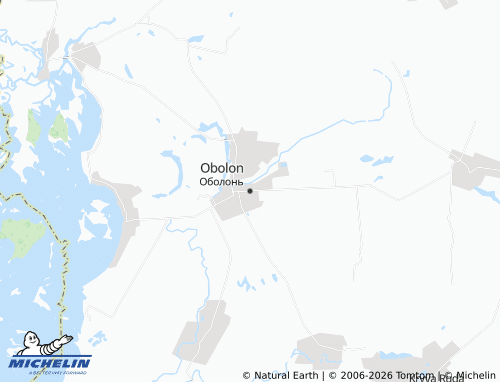Mapa MICHELIN Obolon - ViaMichelin