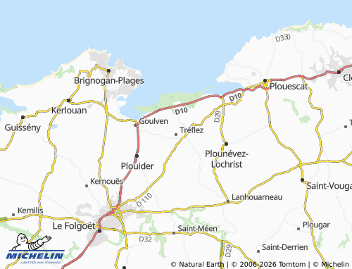 Kaart MICHELIN Tréflez - ViaMichelin