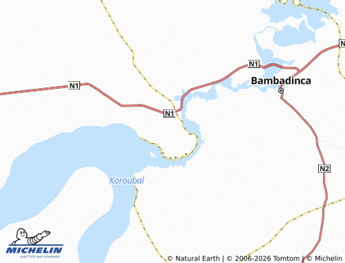 MICHELIN Enchalé map - ViaMichelin