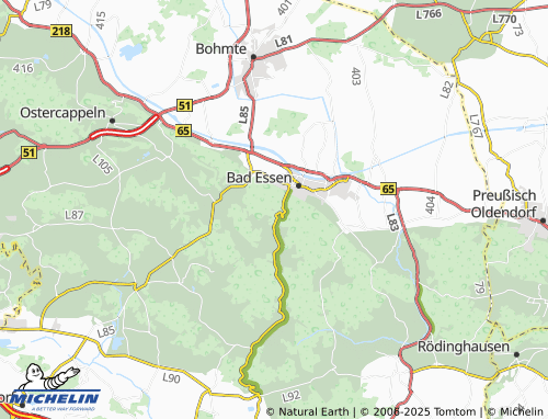 MICHELIN Kurklinik map - ViaMichelin
