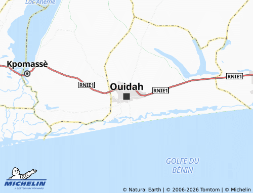 Mappa MICHELIN Ouidah - ViaMichelin