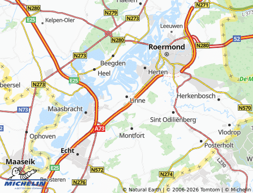 Carte MICHELIN Linne - ViaMichelin
