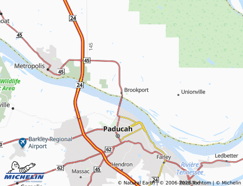 Mappa MICHELIN Brookport - ViaMichelin
