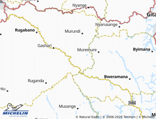 MICHELIN-Landkarte Murambi - ViaMichelin
