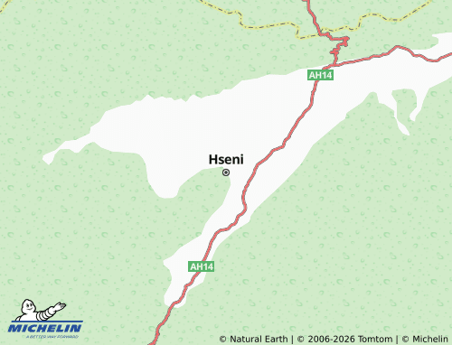 MICHELIN-Landkarte Hseni - ViaMichelin