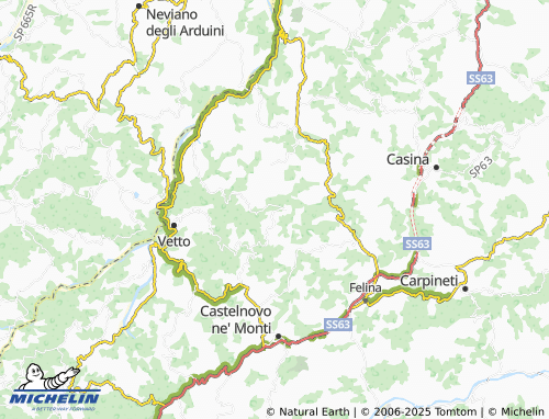 MICHELIN Castellaro map - ViaMichelin
