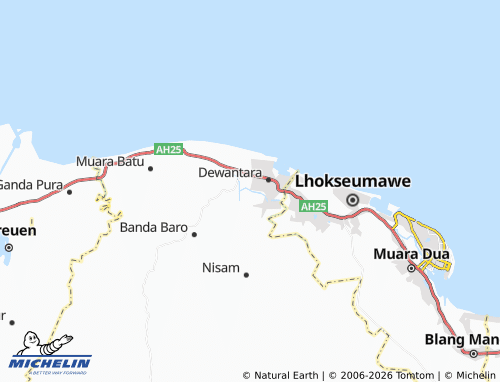 Mapa MICHELIN Paloh Lada - ViaMichelin