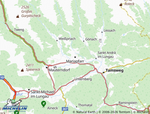 Mappa MICHELIN Mariapfarr - ViaMichelin