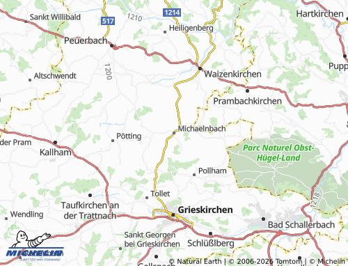 Mapa MICHELIN Michaelnbach - ViaMichelin