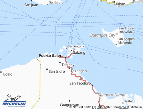 MICHELIN Palangan map - ViaMichelin