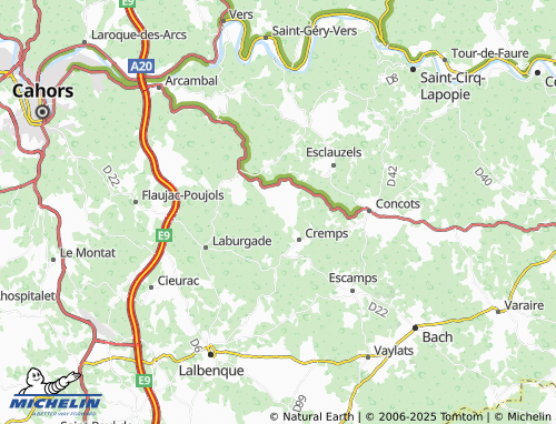 Kaart MICHELIN Tigne - ViaMichelin