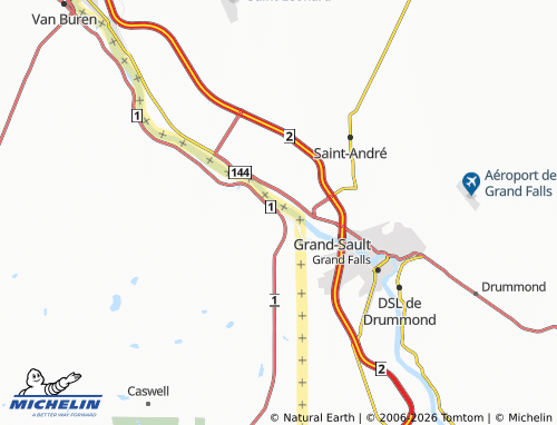 Mapa MICHELIN Hamlin - ViaMichelin