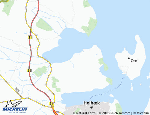 Kaart MICHELIN Tobjerg Sommerland - ViaMichelin