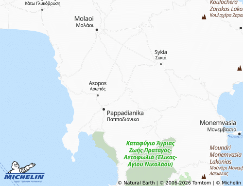 MICHELIN Krisa map - ViaMichelin