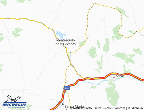 MICHELIN Pozuel de Ariza map - ViaMichelin