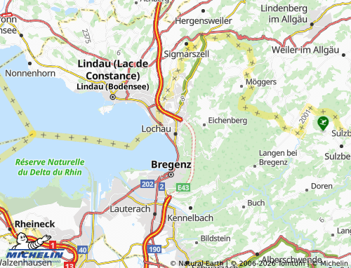 MICHELIN Lochau map - ViaMichelin