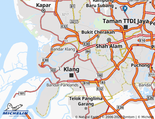 MICHELIN-Landkarte Taman Sri Istana - ViaMichelin