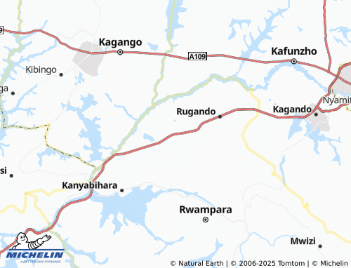 MICHELIN Kinoni Town Council map - ViaMichelin