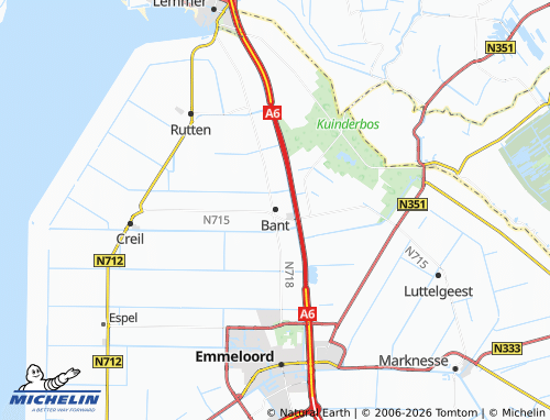 Carte MICHELIN Bant - ViaMichelin