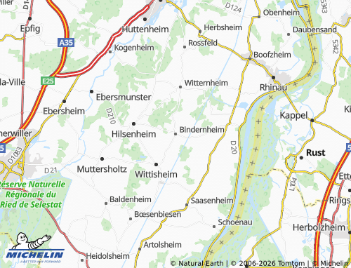 MICHELIN Bindernheim map - ViaMichelin