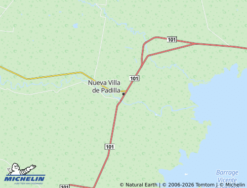 Mappa MICHELIN Nueva Villa de Padilla - ViaMichelin